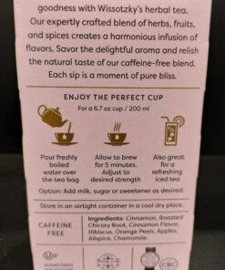 TEA HERBAL CINNAMON MAGIC 20S WISSOTZKY - Image 2