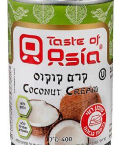 Taste of Asia Coconut Cream without preservative ? Gluten Free 400 ml